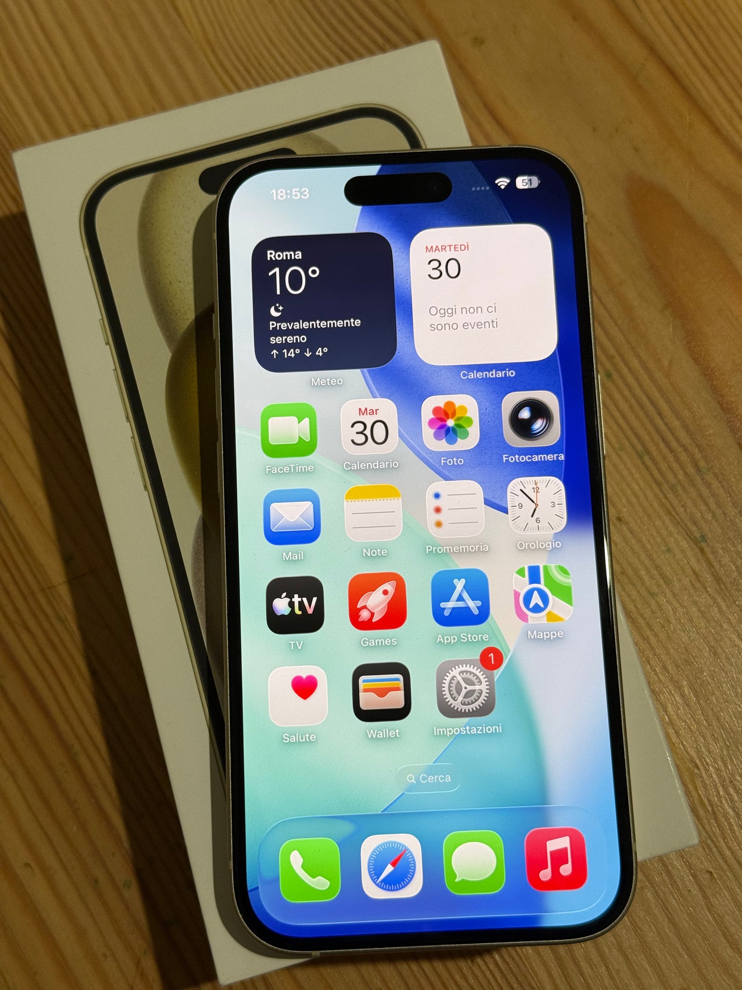 Apple iPhone 15 Giallo 128 Gb Grado A+