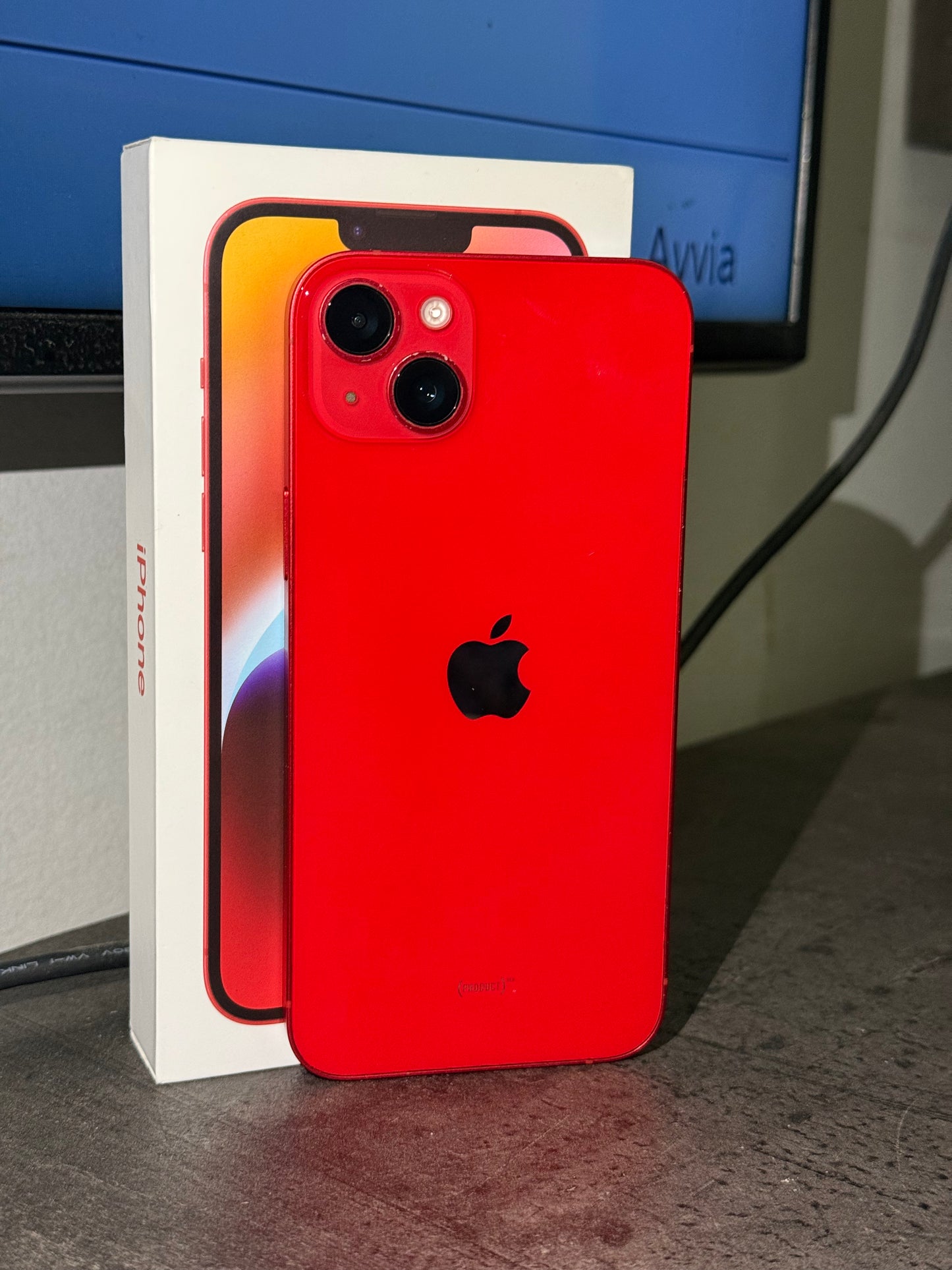 Apple iPhone 14 Plus Rosso Batteria 100%