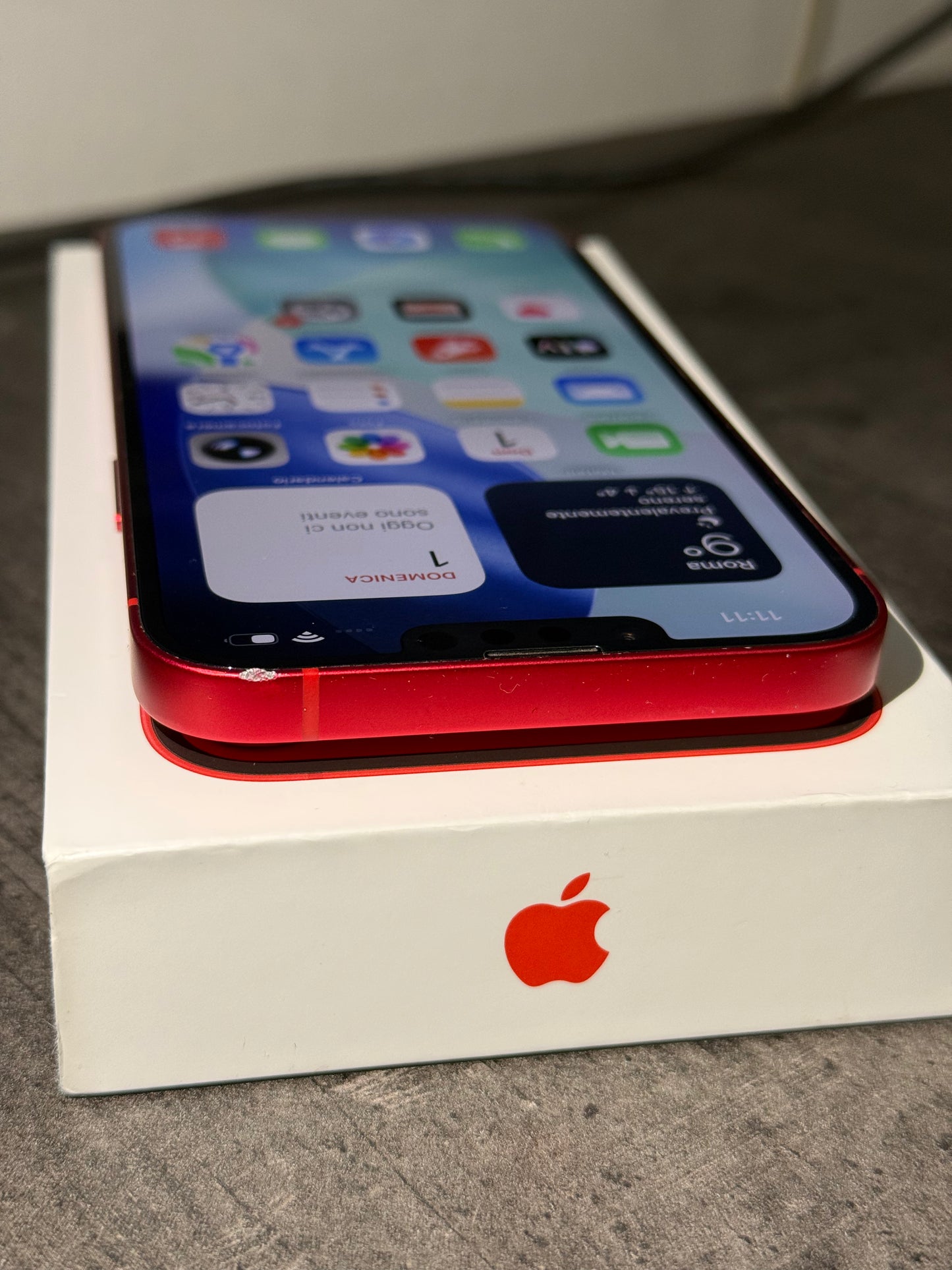 Apple iPhone 14 Plus Rosso Batteria 100%